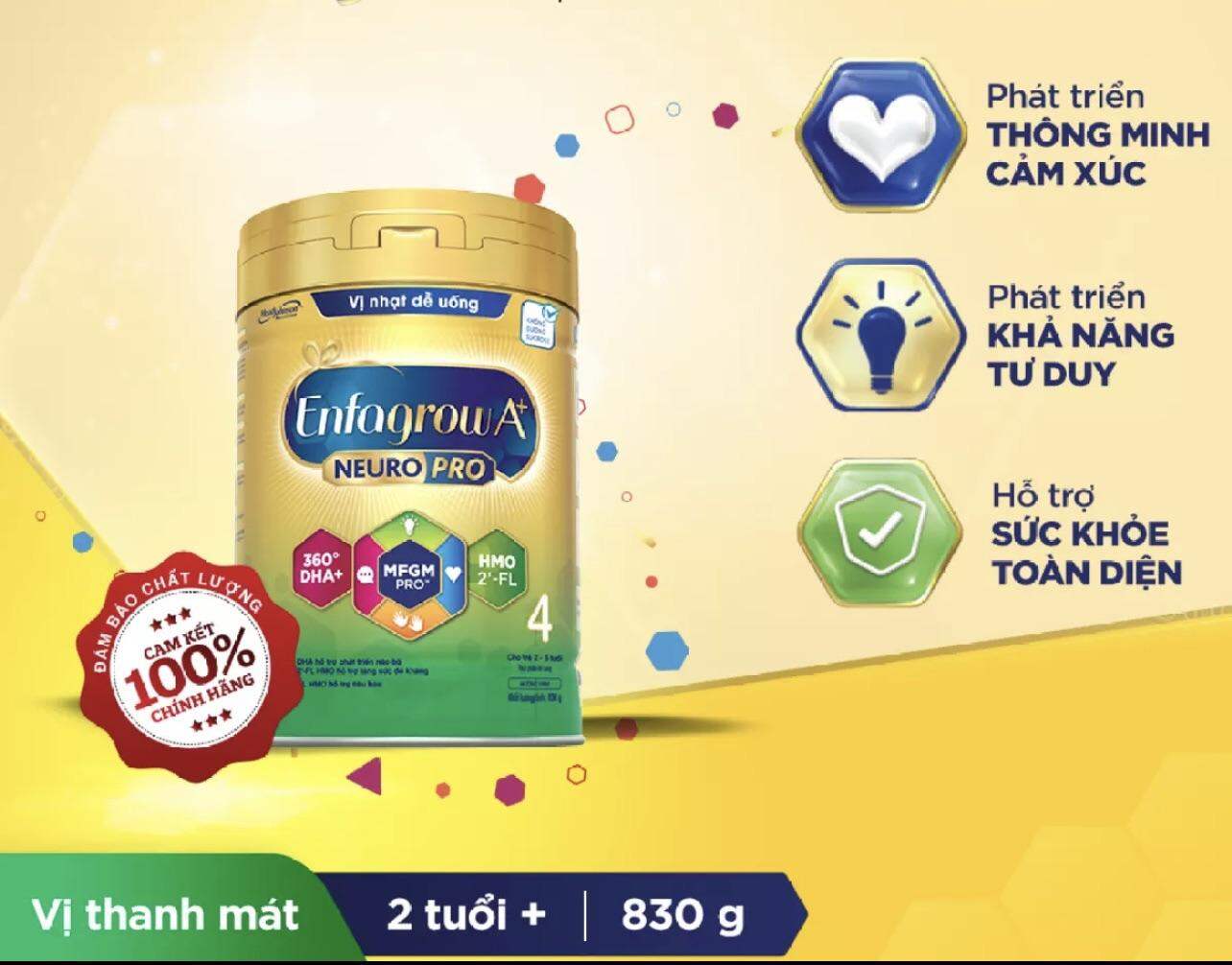 Sữa Bột Enfagfow A+ Neuro 4 830g ( Mẫu mới )