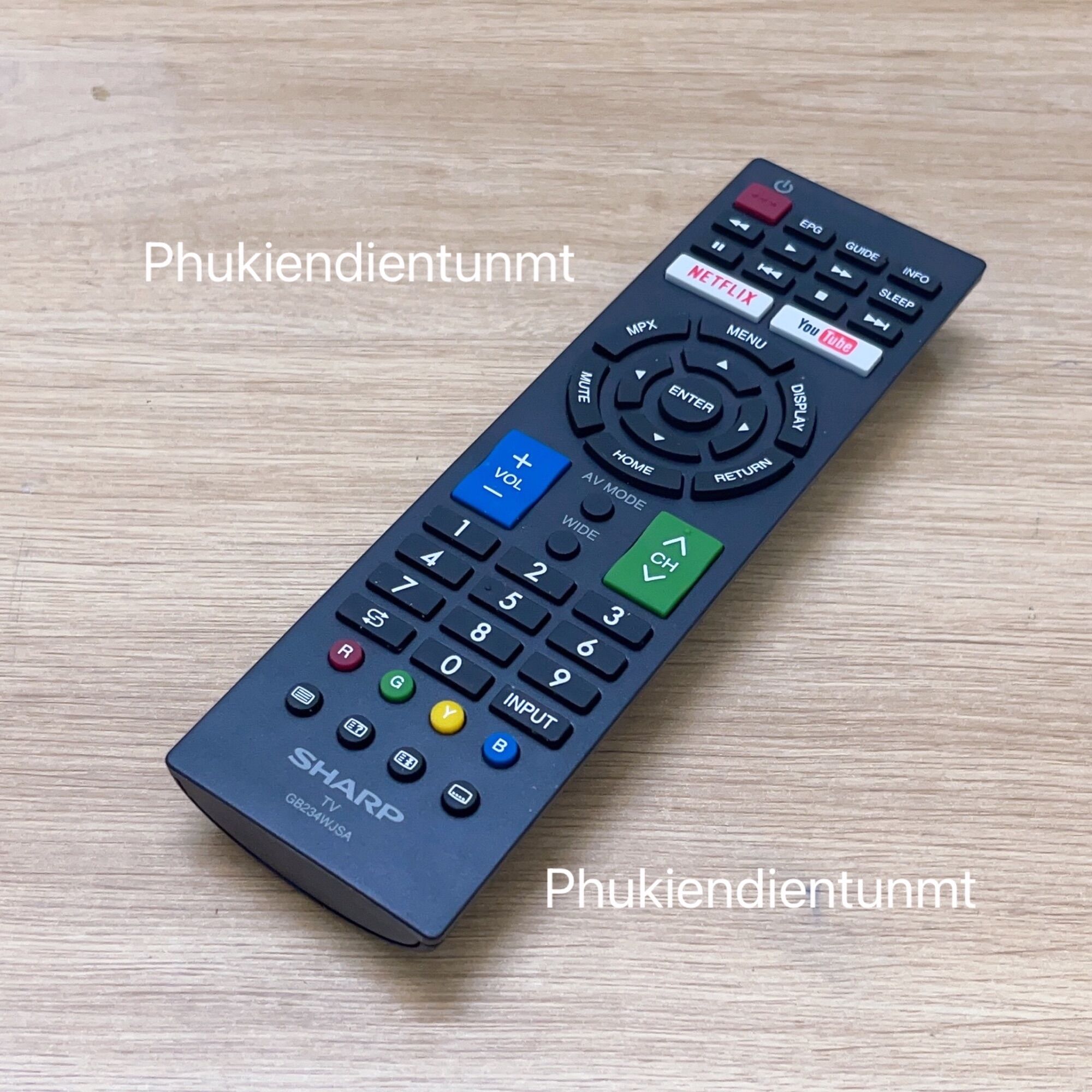 Điều khiển điều tivi SHARP smart tivi hàng cao cấp