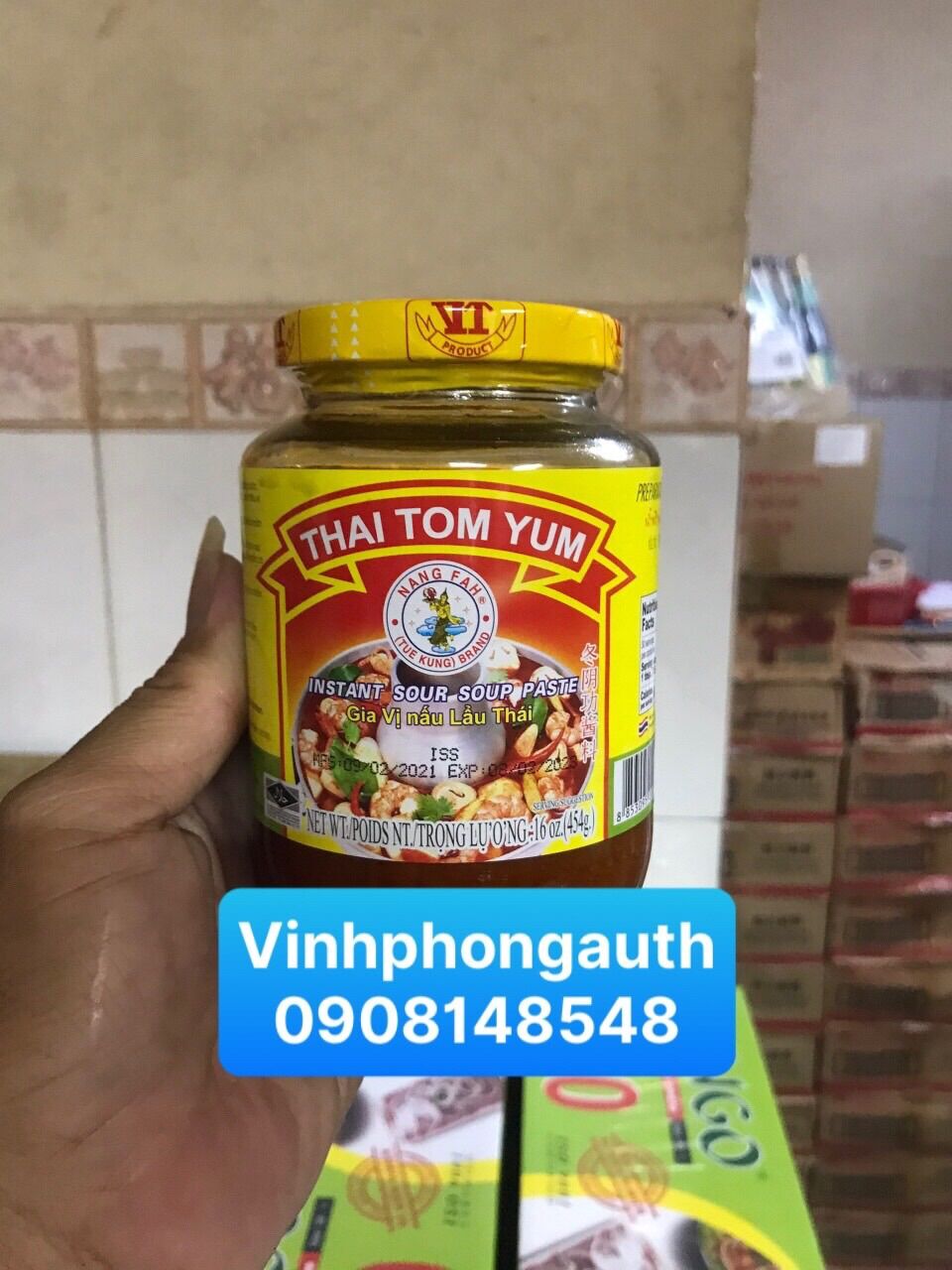 Gia vị lẩu Thái TomYum, đặc sản nổi tiếng của người Thái 454g