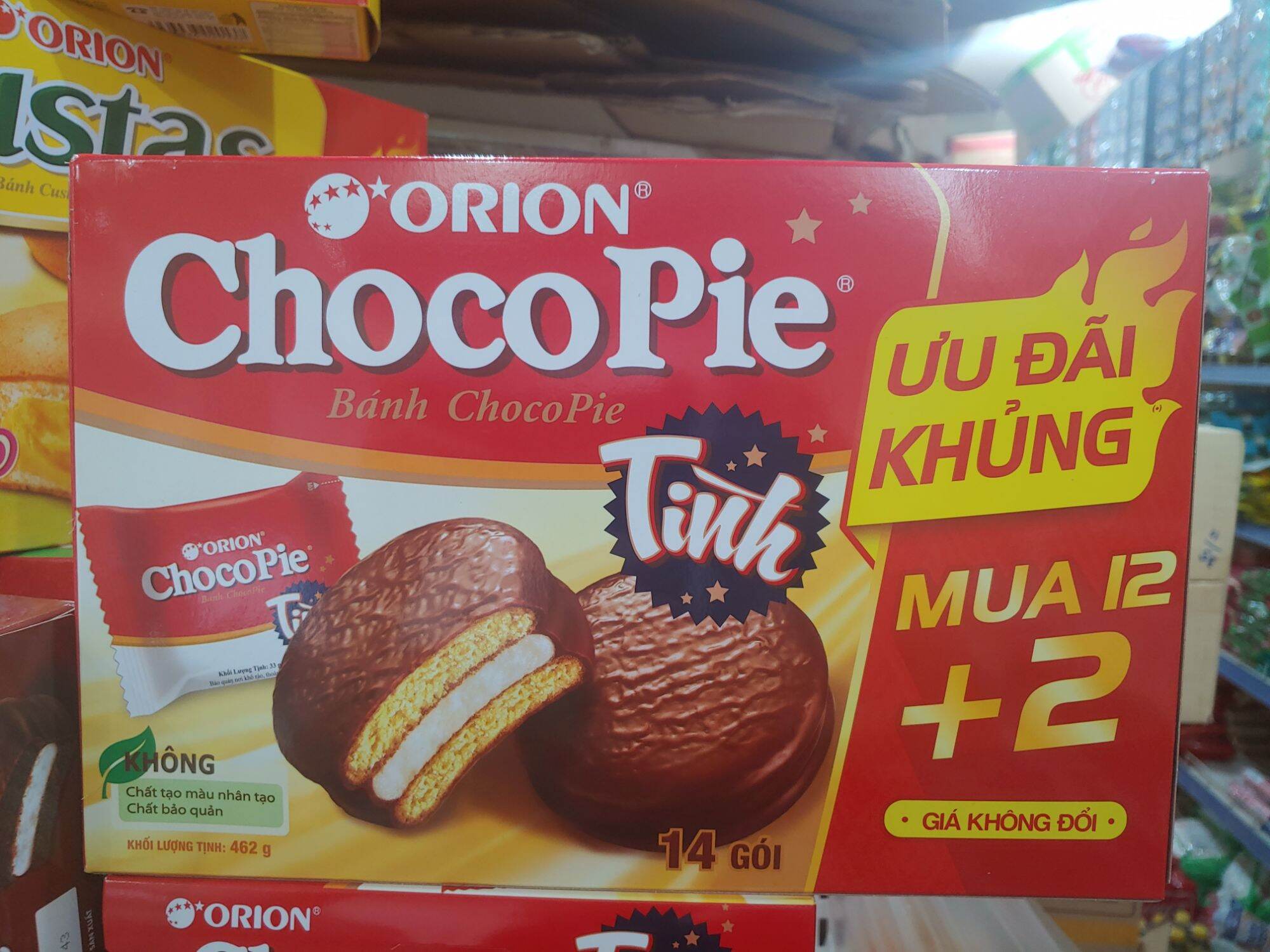 Bánh Choco-Pie tình hộp 12 cái