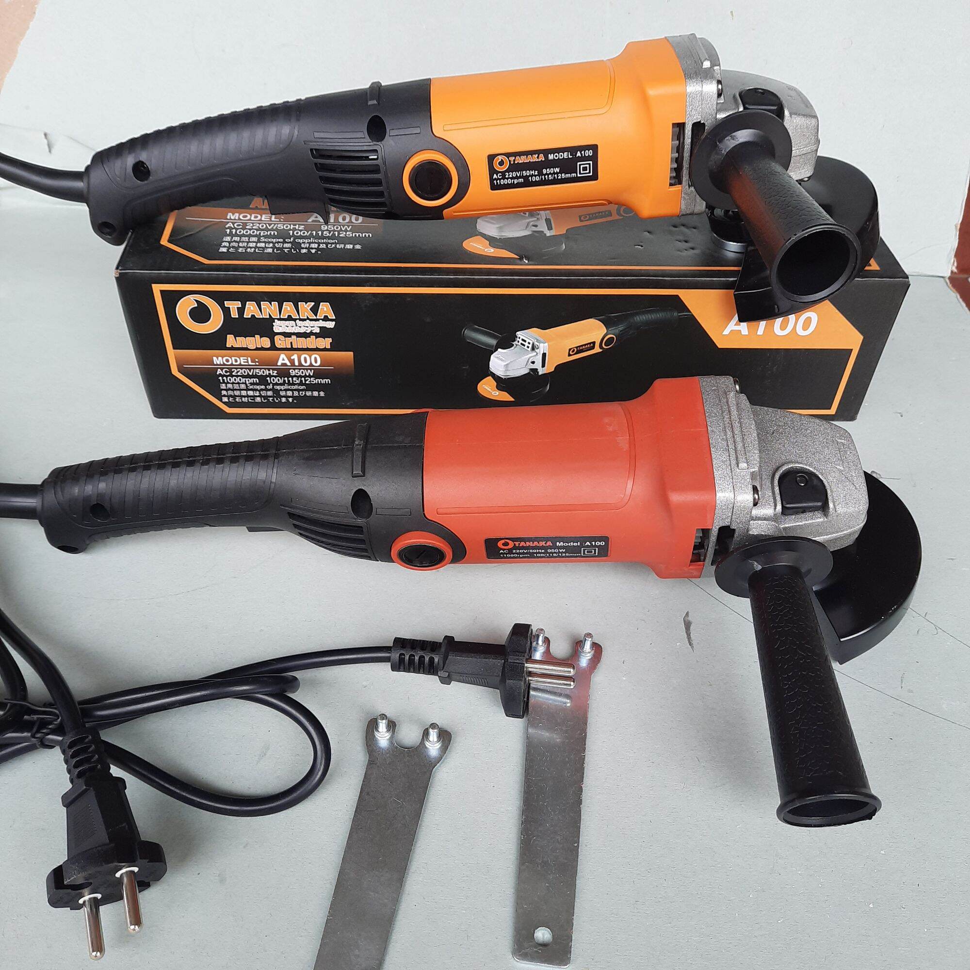 Máy mài góc tanaka -a100 động cơ 100% dây đồng chuôi dài