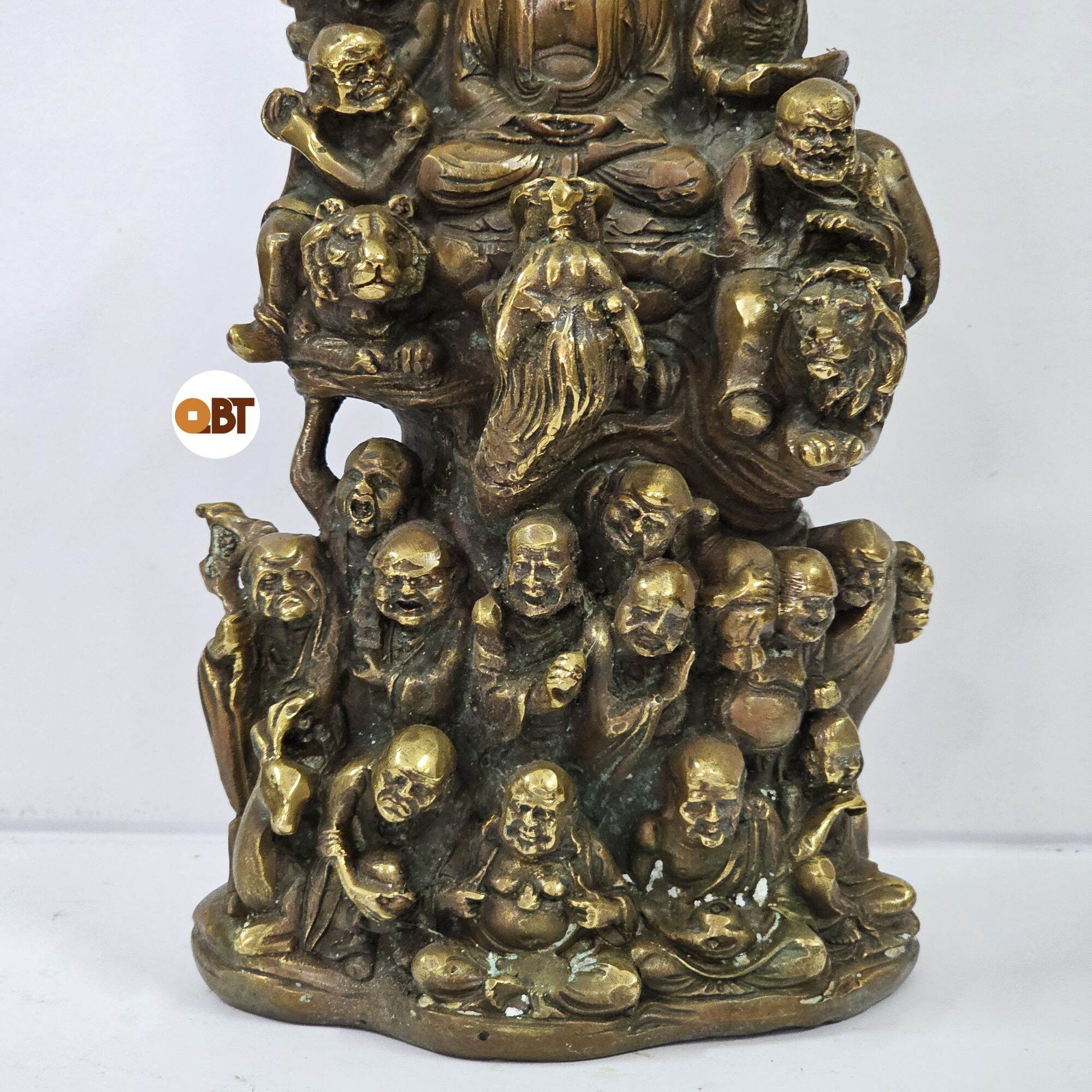 Thập bát la hán bằng đồng vật phẩm phong thuỷ