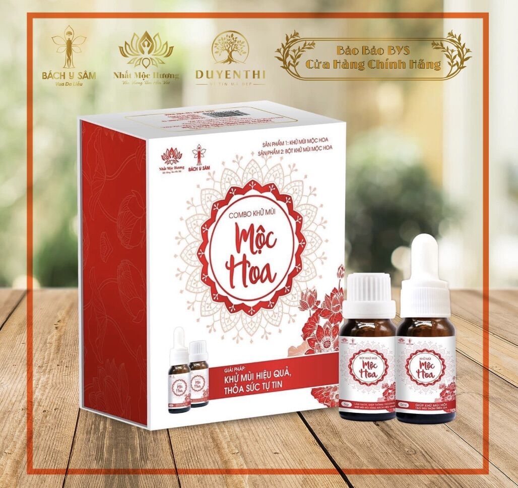 Hôi nách + hôi chân mộc hoa bách y sâm ( nhất mộc hương