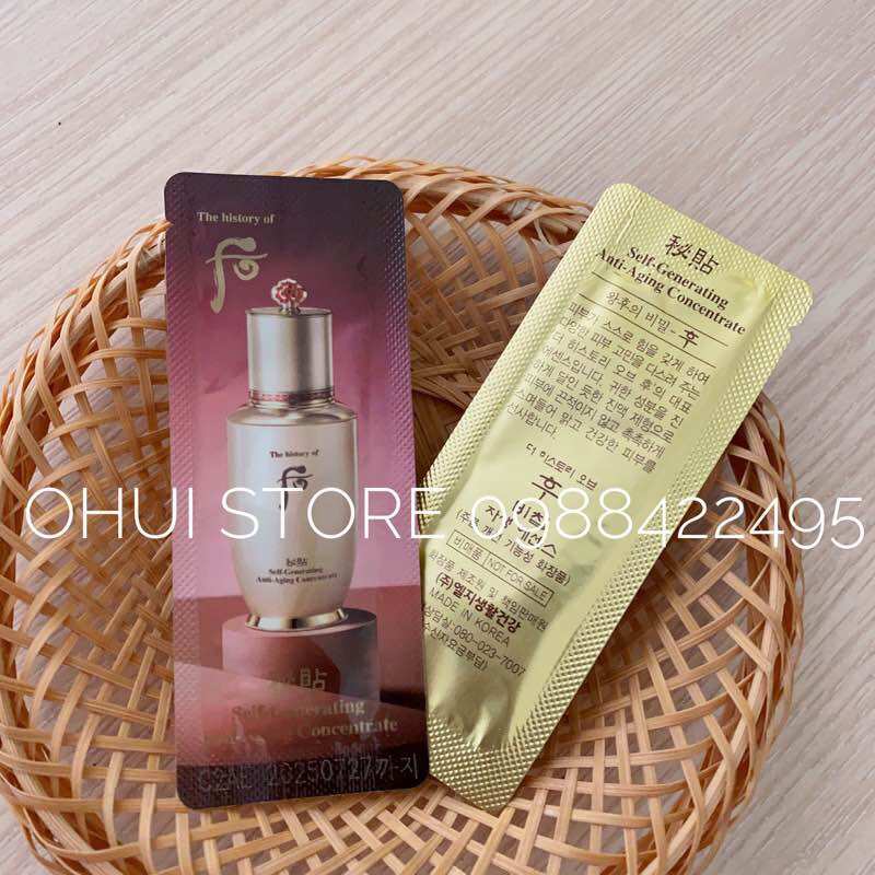 10 gói tinh chất Whoo Bichup Self-Generating Anti-Aging Essence - Chuẩn Auth