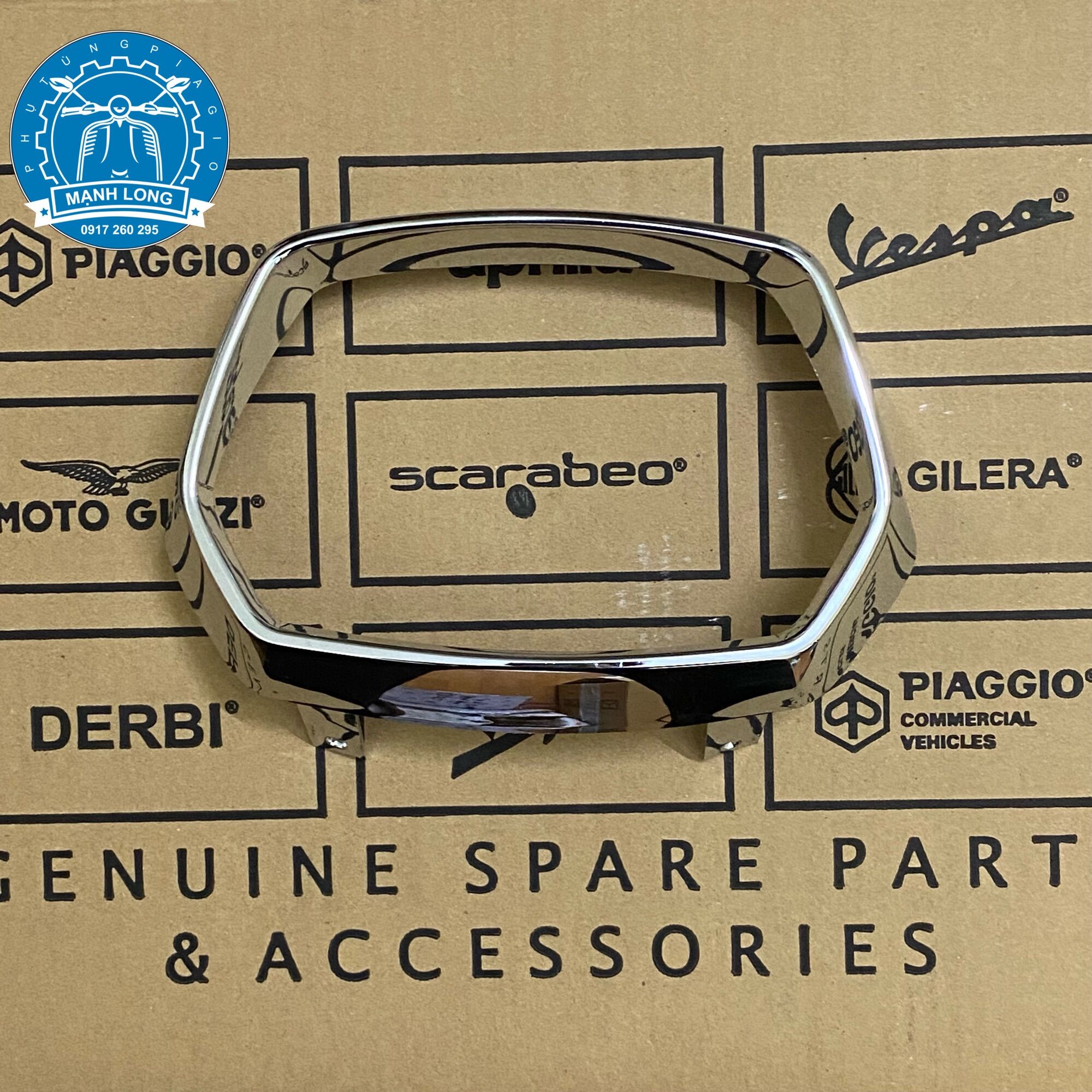 Viền đèn pha Vespa Sprint 3vie, Sprint ABS, Notte ( chính hãng )