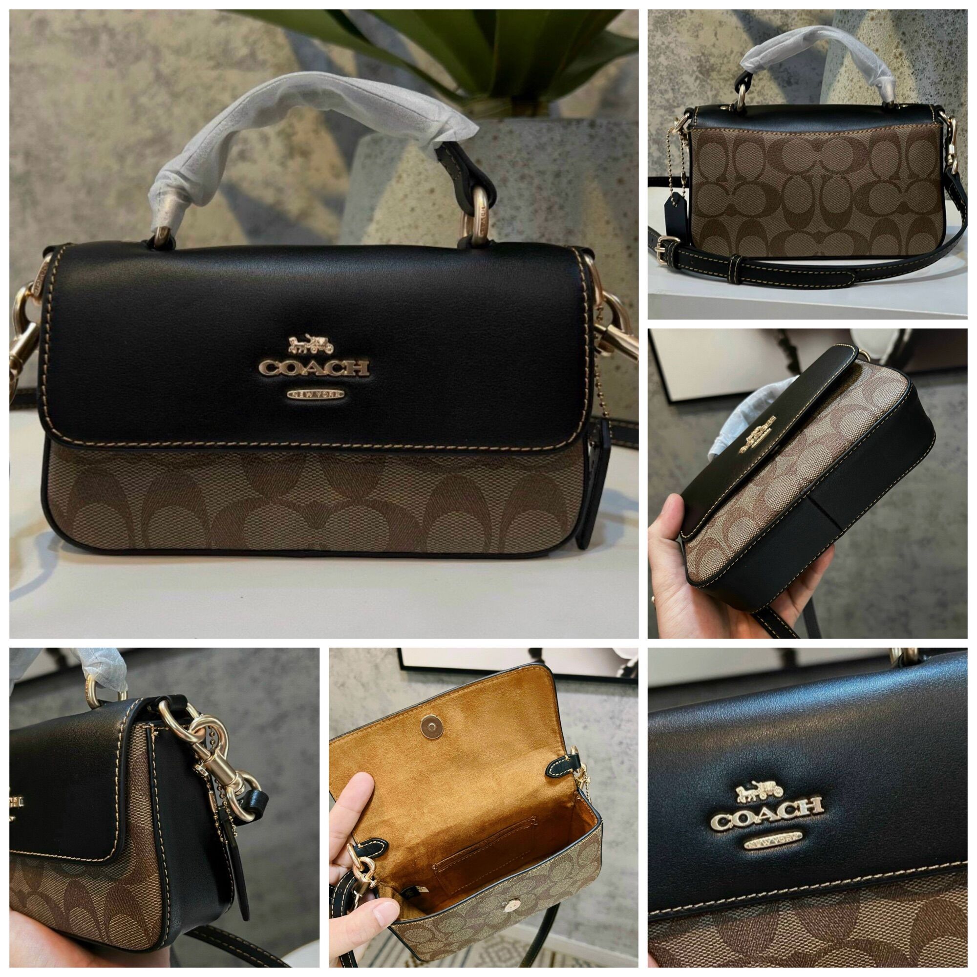 Túi C0ach Mini Josie Top Handle cuốn hút