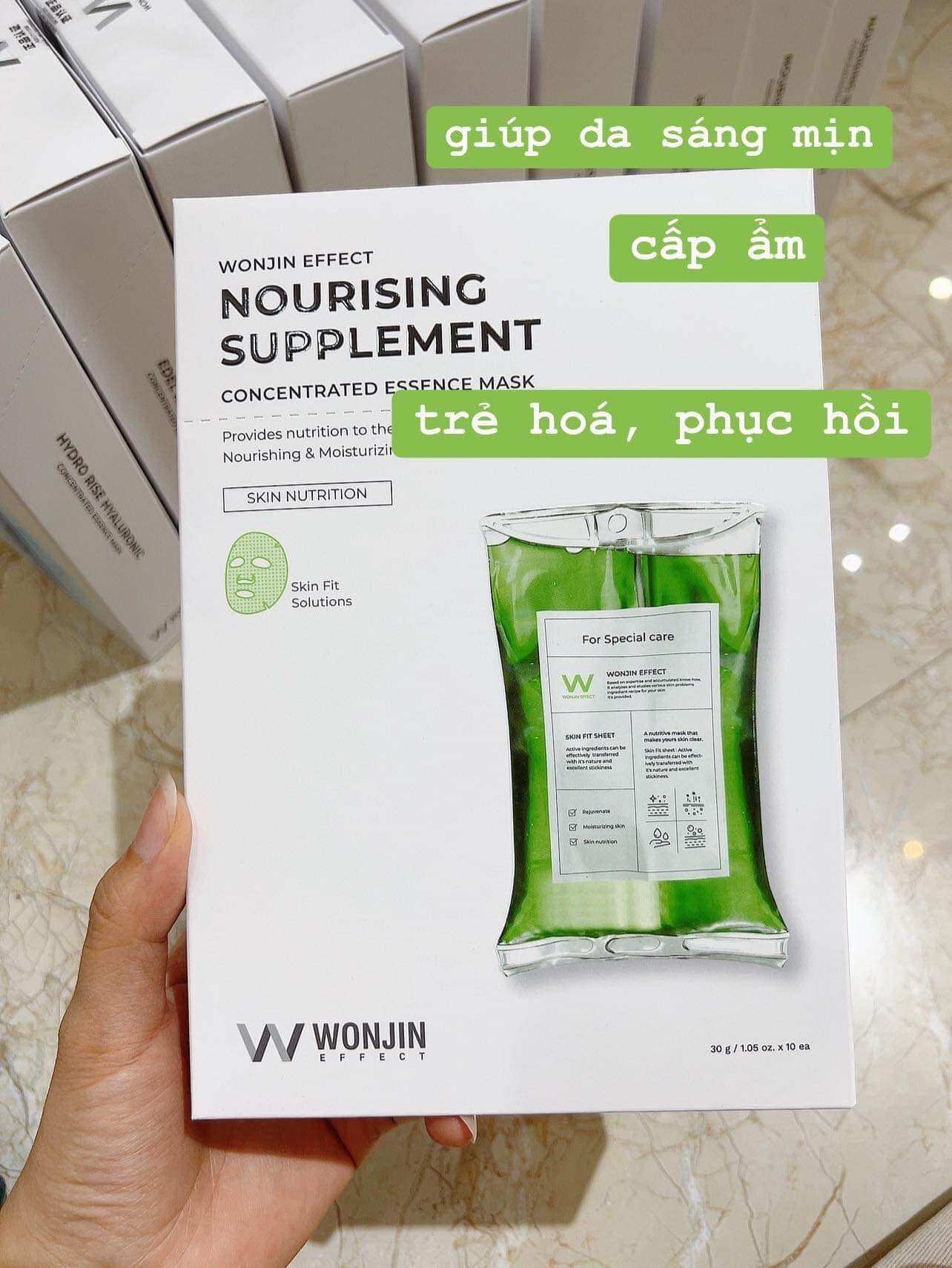 [Vitaminbear] Mặt nạ Wonjin hộp 10 miếng