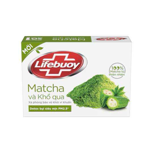  set 5 Xà phòng Lifebuoy Matcha & Khổ Qua 90g 
