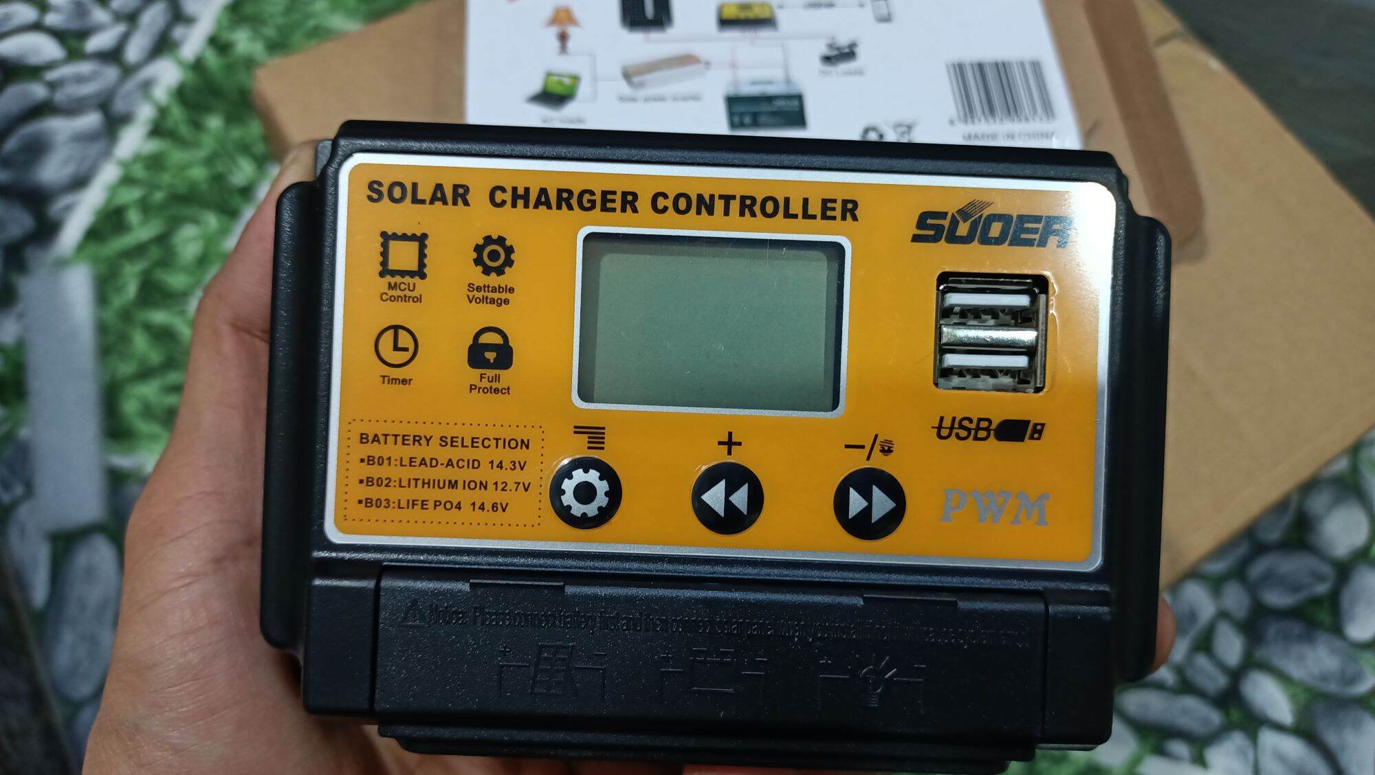 🇻🇳 Sạc PWM 30A năng lượng mặt trời