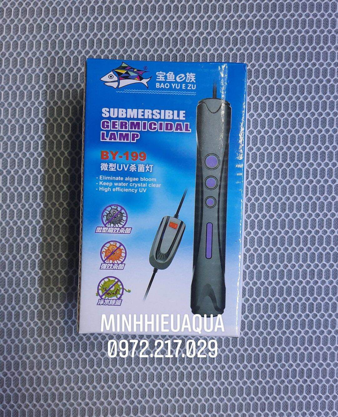 [HCM]Đèn UV hồ cá Baoyu BY-199 5w (Bảo Hành 3 tháng)