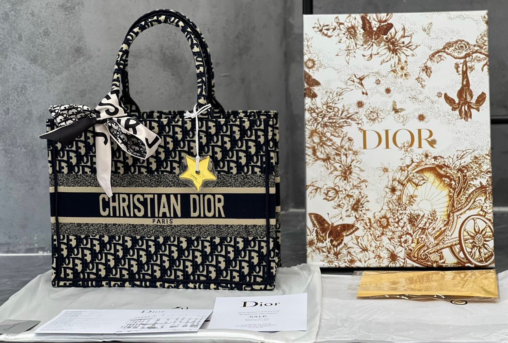 Túi xách nữ đẹp Dior chính hãng Dior Book Tote M1296ZRIW M928