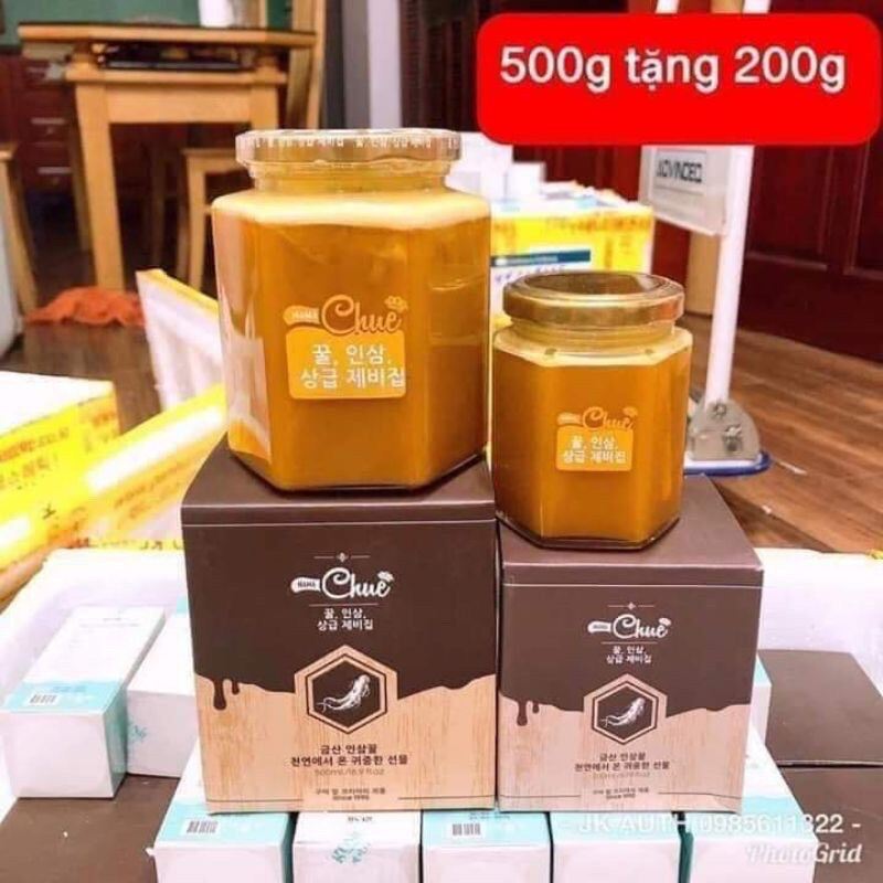 [Hcm]Set 2 Hũ Sâm Nghệ Mật Ong Mama Chue Hàn Quốc 500G + 200G