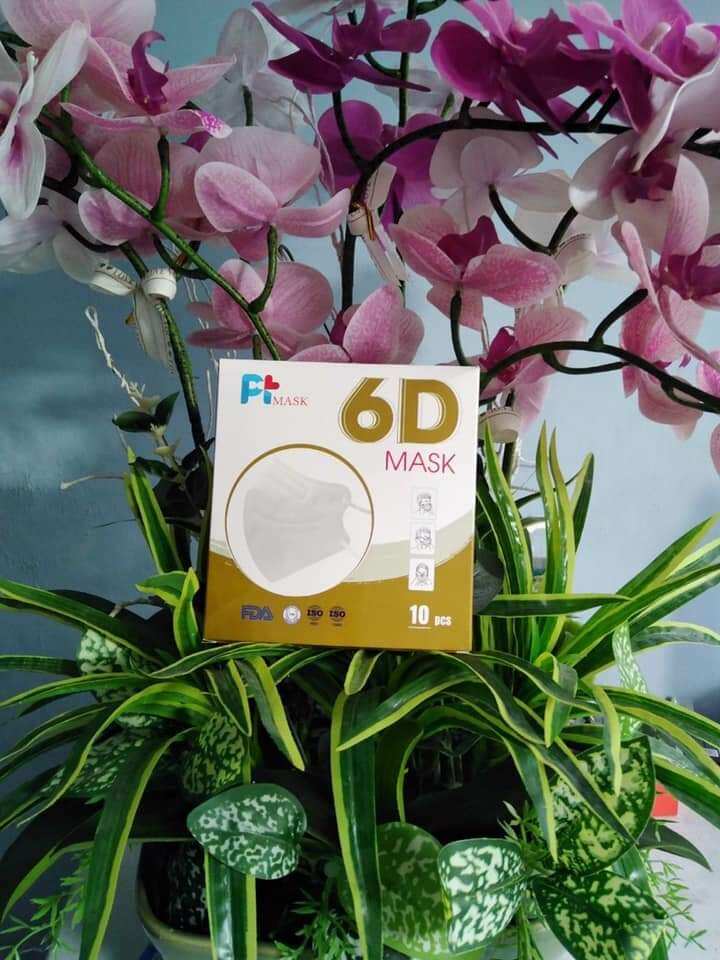 [Combo 5 hộp = 50 cái] Khẩu trang 6D PT mask cao cấp