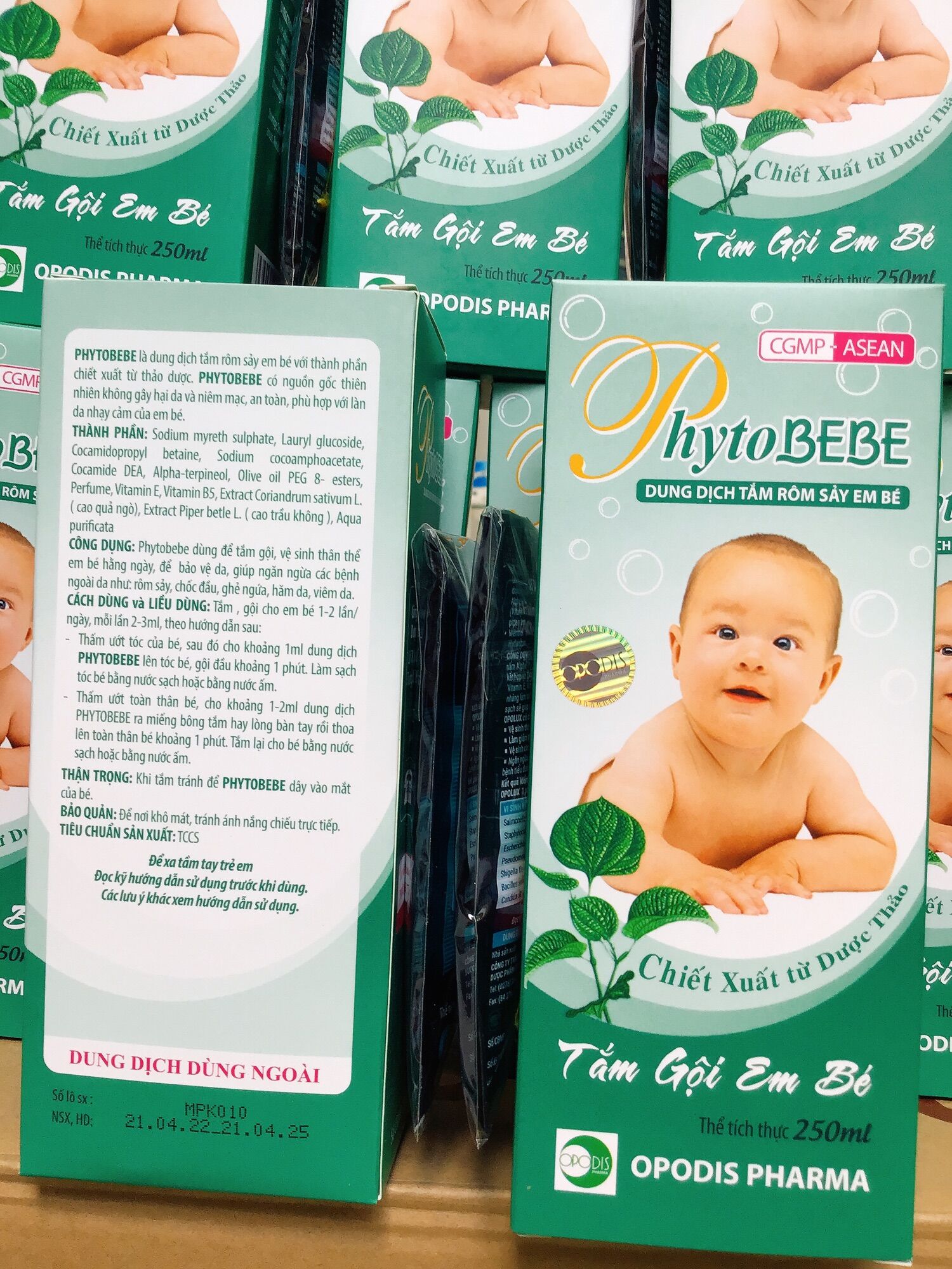 [HCM]Tắm rôm sảy em bé Phytobebe