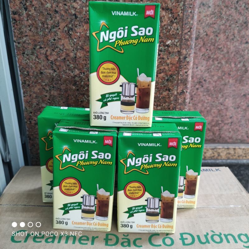 Sữa đặc Ngôi Sao Phương Nam hộp giấy 380 gram