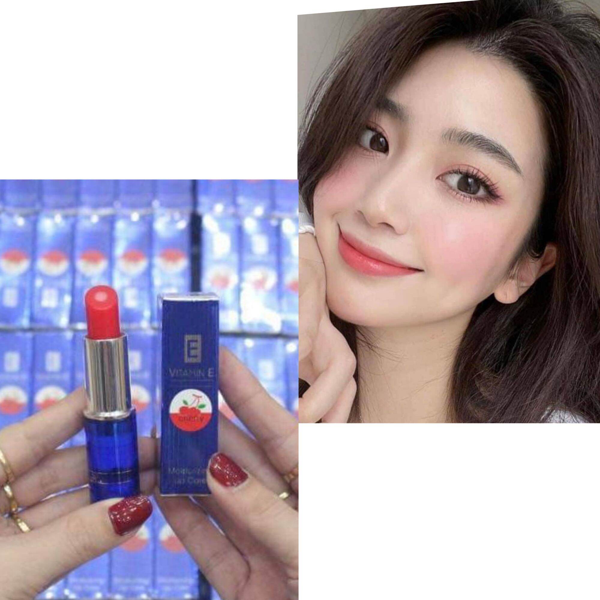 Son Dưỡng Chống Thâm Môi ARON Vitamin E Thái Lan - cấp ẩm, làm hồng môi, chống khô nứt môi