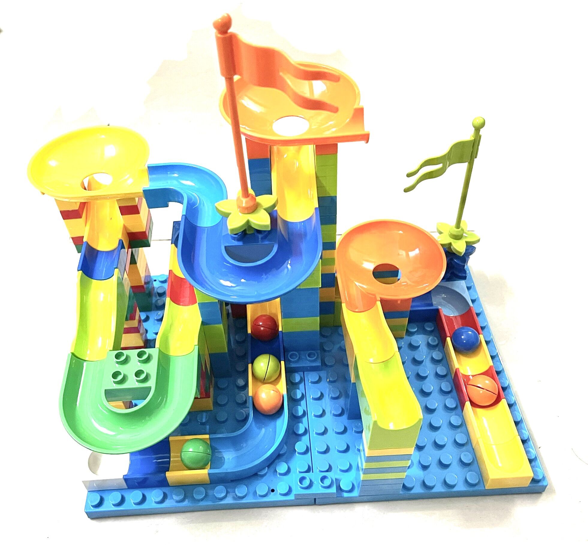 Xếp hình lego hàng đẹp tương thích lego , Đồ chơi xếp hình, lắp ráp - Bộ ghép hình cầu trượt thả bi -lego cầu trượt lốc xoáy-xếp hình lego-đồ chơi trẻ em-đồ chơi lắp ráp-đồ chơi xếp hịnh