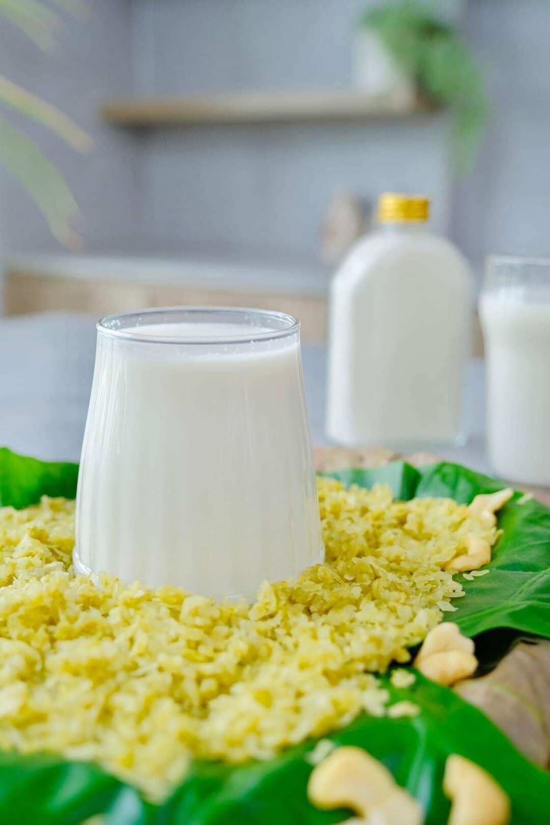 Cốm xanh 1kg nấu chè (Hút chân không)