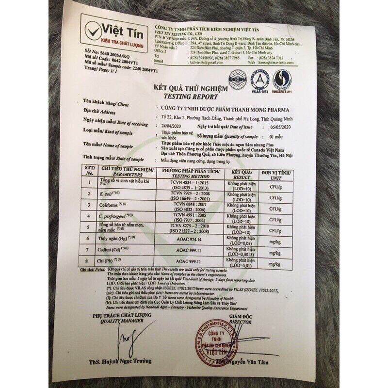 [HCM]Thảo mộc tăng cân Sâm Nhung Plus