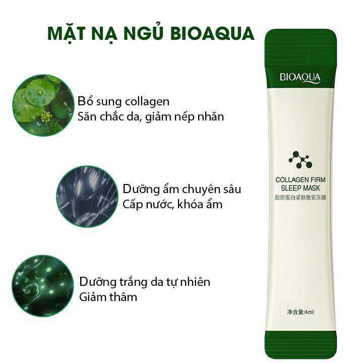 Mặt Nạ Ngủ Thạch Collagen Bioaqua GIữ Ẩm