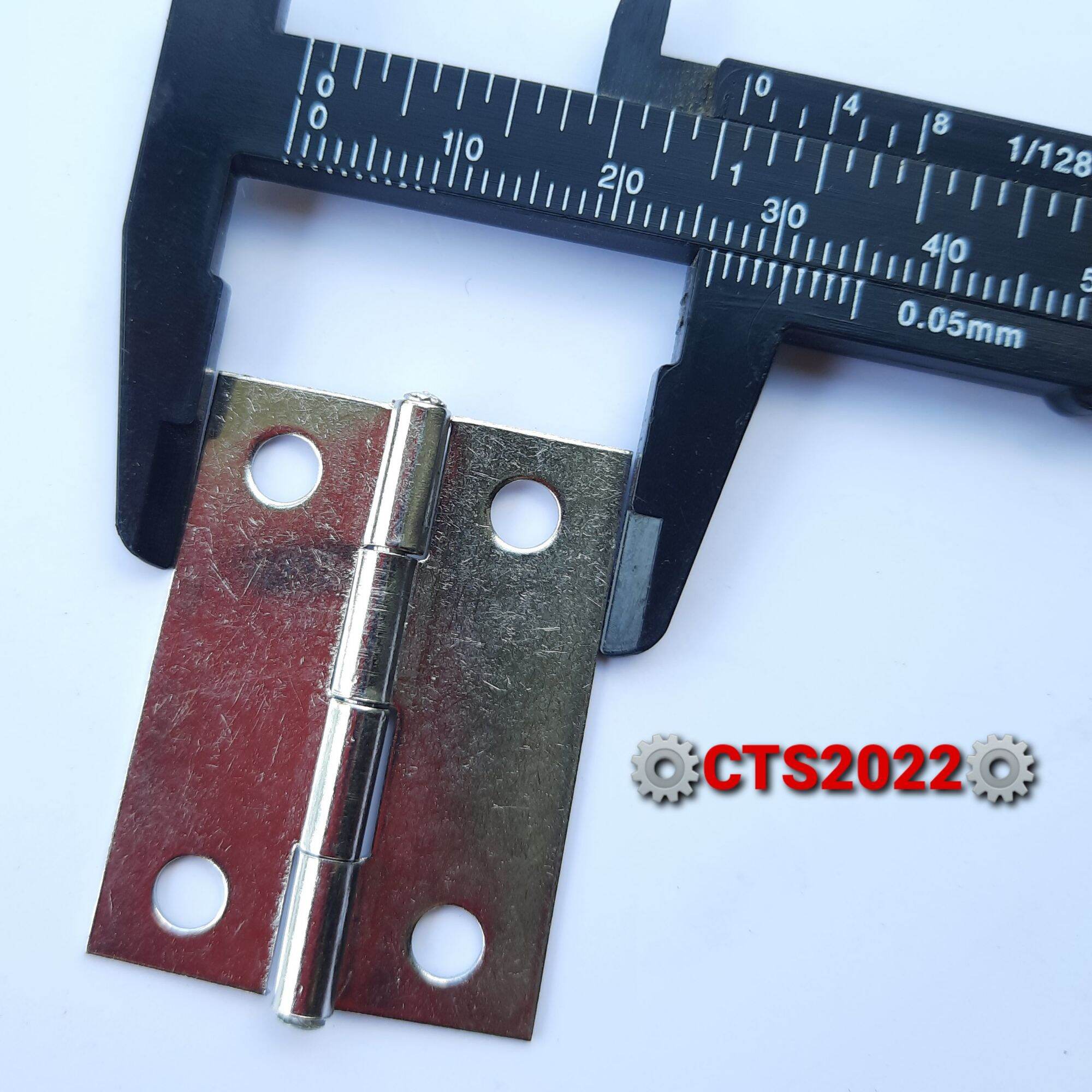 Set 2 bản lề lá inox 4 lỗ
