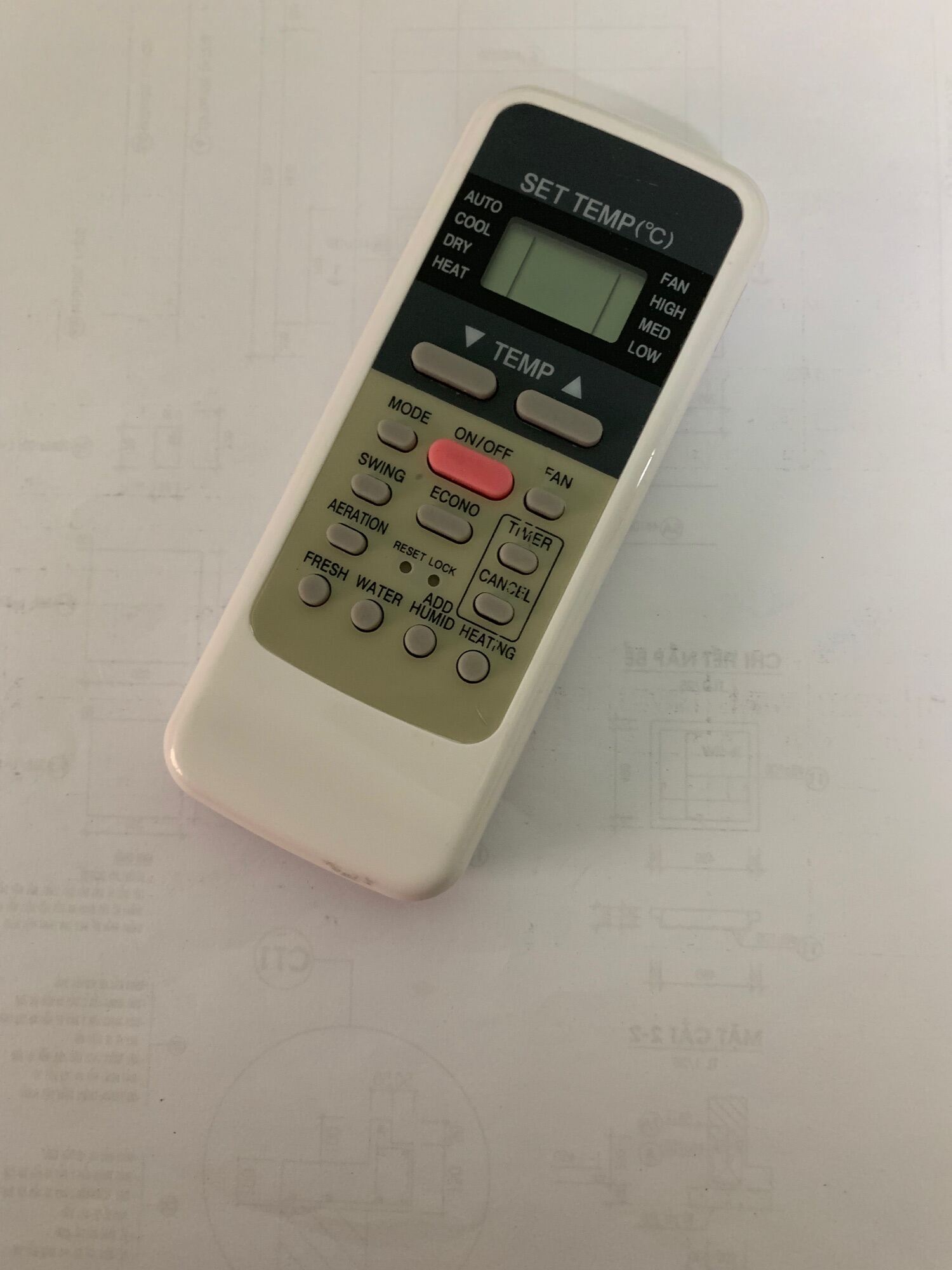 Remote máy lạnh Comfee - Điều khiển điều hoà Comfee