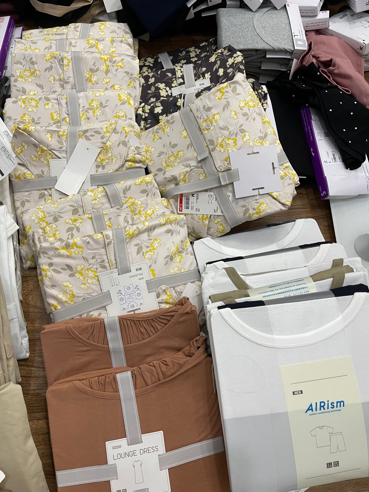 [Uniqlo Nhật] Bộ pyjama Uniqlo cộc tay quần dài