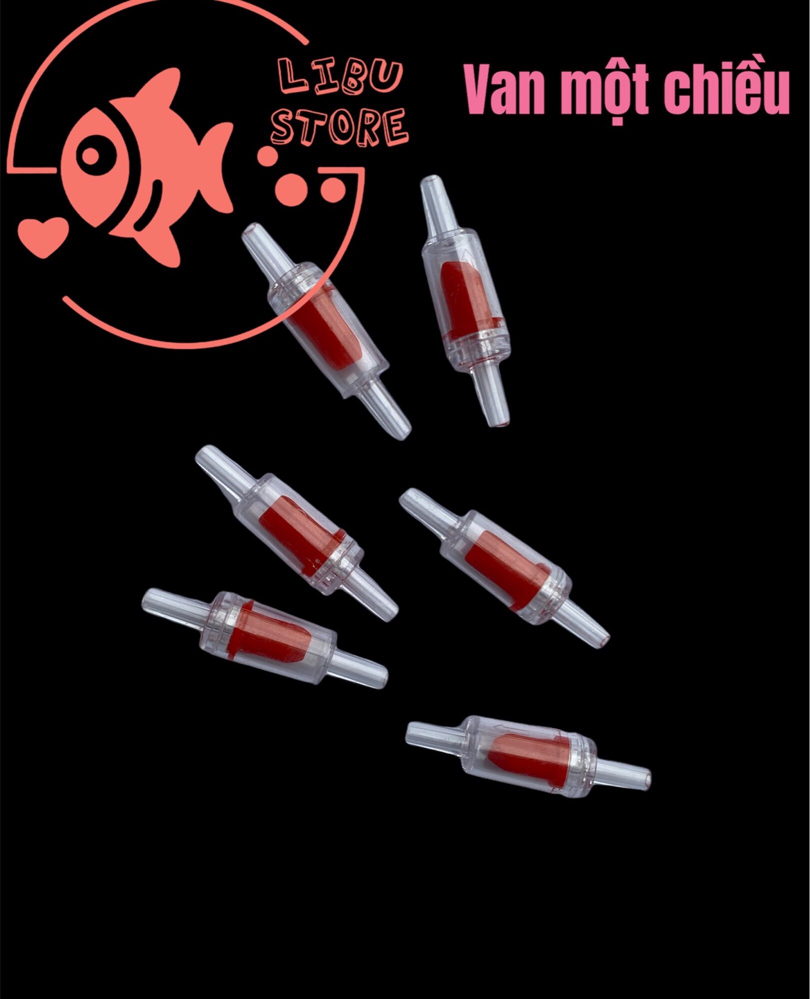 Van một chiều cho dây sủi khí oxy 4 đến 5 ly