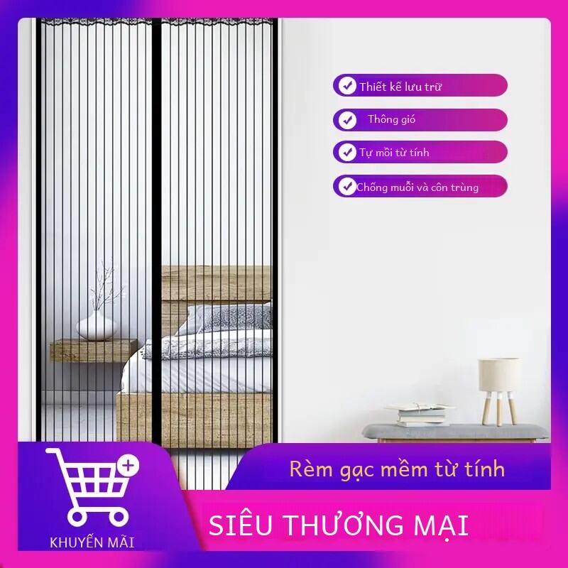 100x210cm từ cửa rèm cửa lưới chống muỗi côn trùng bay Bug rèm cửa tự động đóng cửa