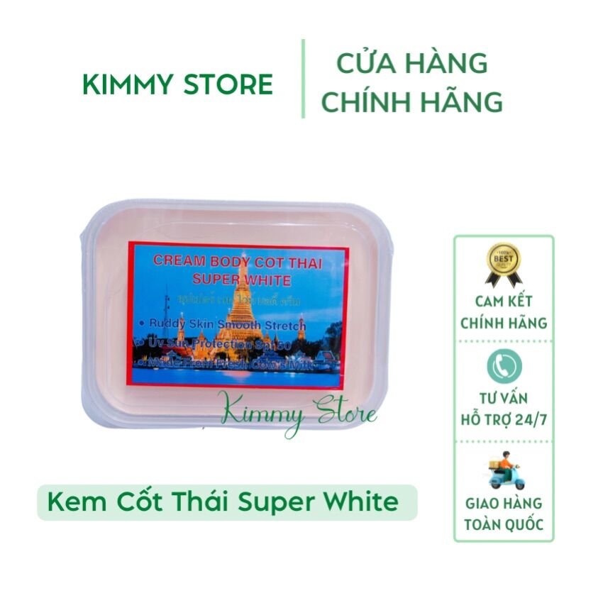 Lẻ 1 hộp 1kg kem cốt thái super white dưỡng trắng da body