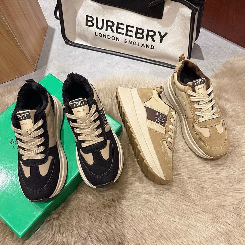 Giày thể thao nữ,giày nữ gọn chân sneaker nữ kiểu dáng uzzang đế 5cm phong cách hàn quốc mới nhất 2022