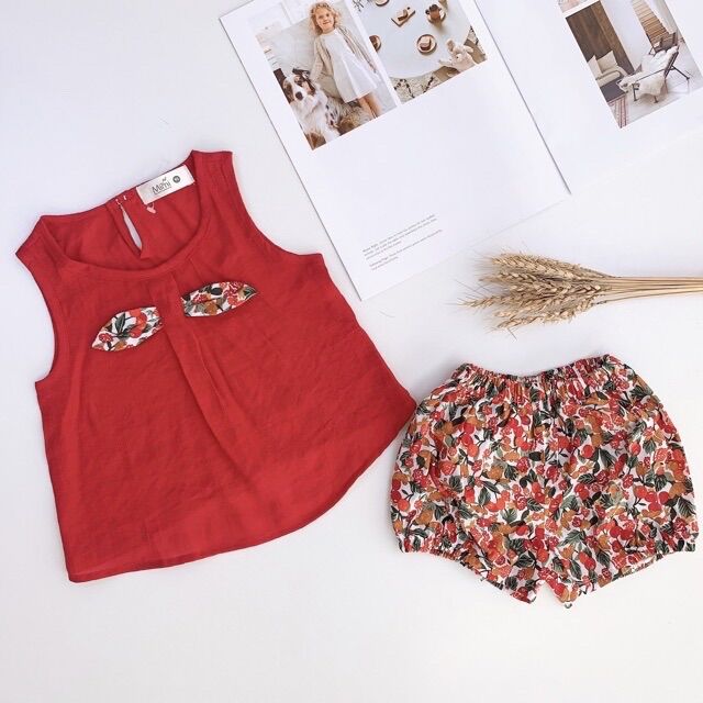 Set bộ thiết kế bé gái