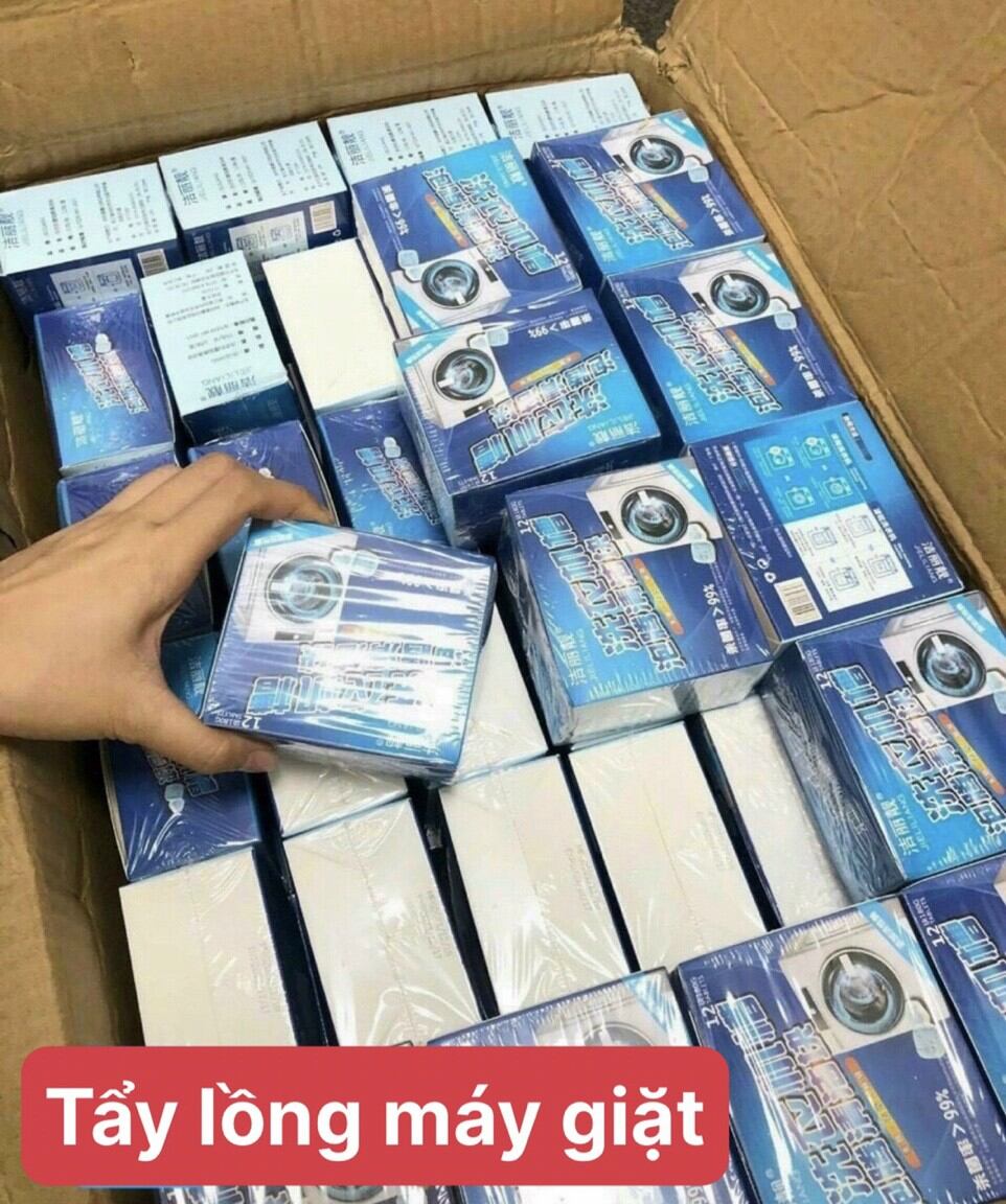 Hộp viên tẩy lồng máy giặt