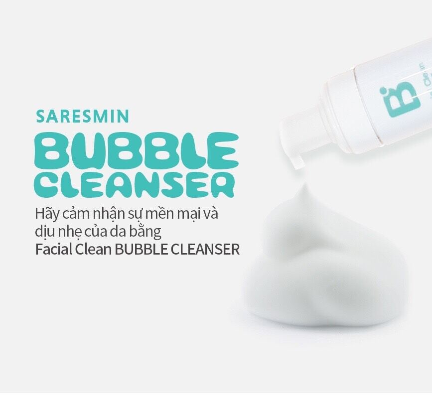 bọt rửa mặt làm dịu da FACIAL CLEAN BUBBLE CLEANSER