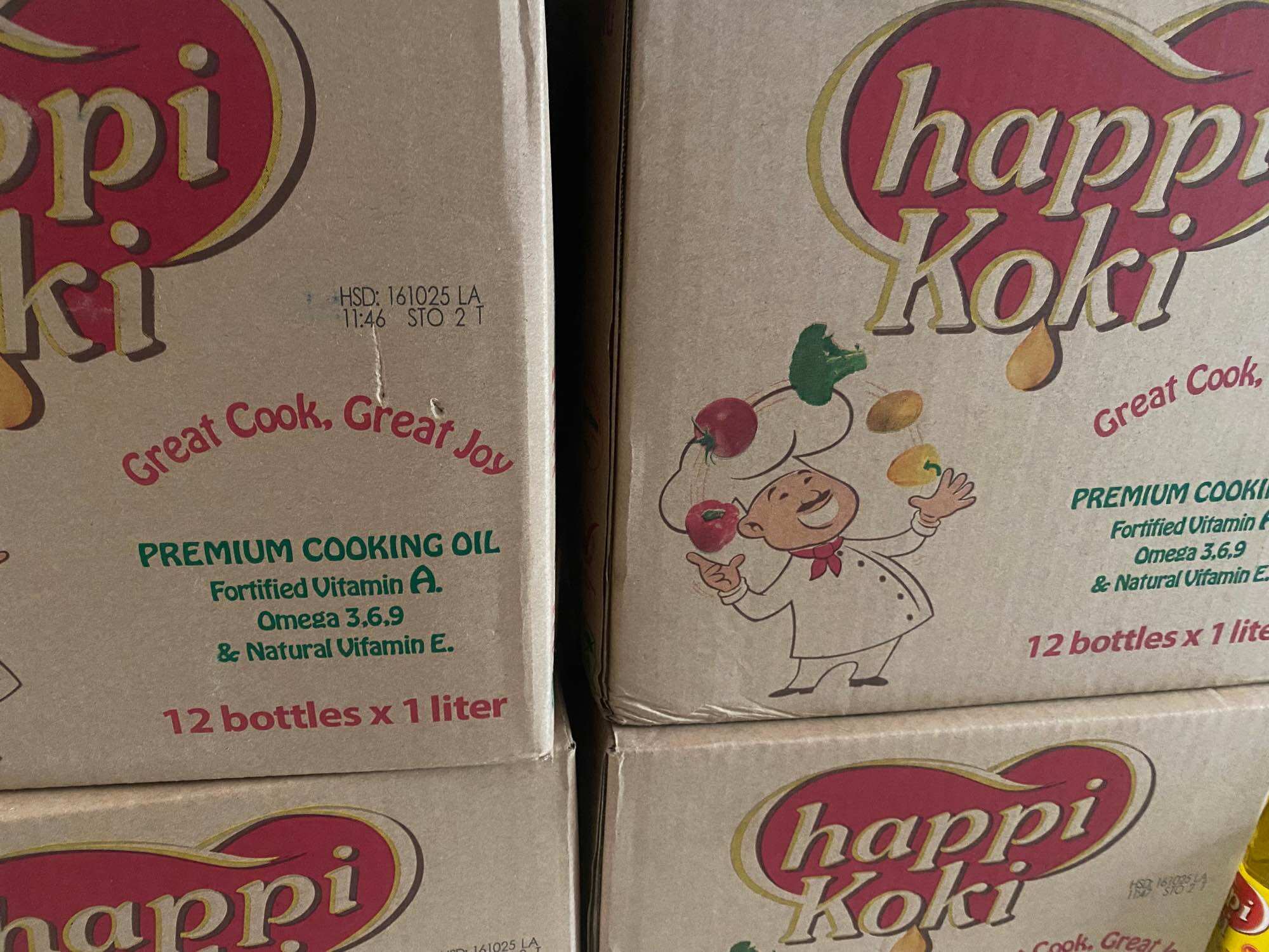 Dầu Ăn Happy koki 1L Date 2027