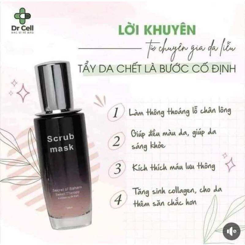 TẨY DA CHẾT DR CELL GIÚP DA THÔNG THOÁNG SÁNG MỊN