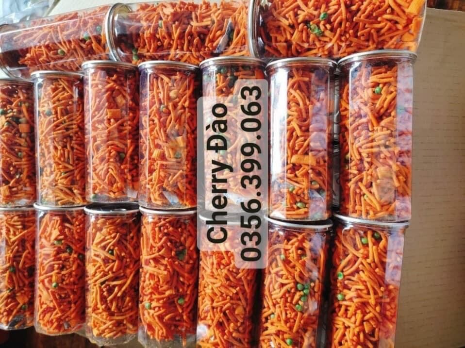 Bim bim que đậu hà lan hủ 500g