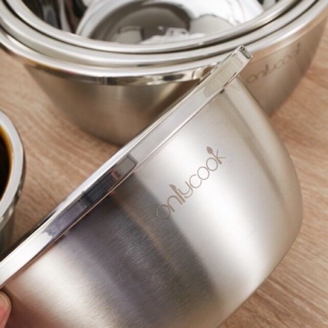 [HCM]Bộ thau rổ Inox SU304 - Onlycook TR62