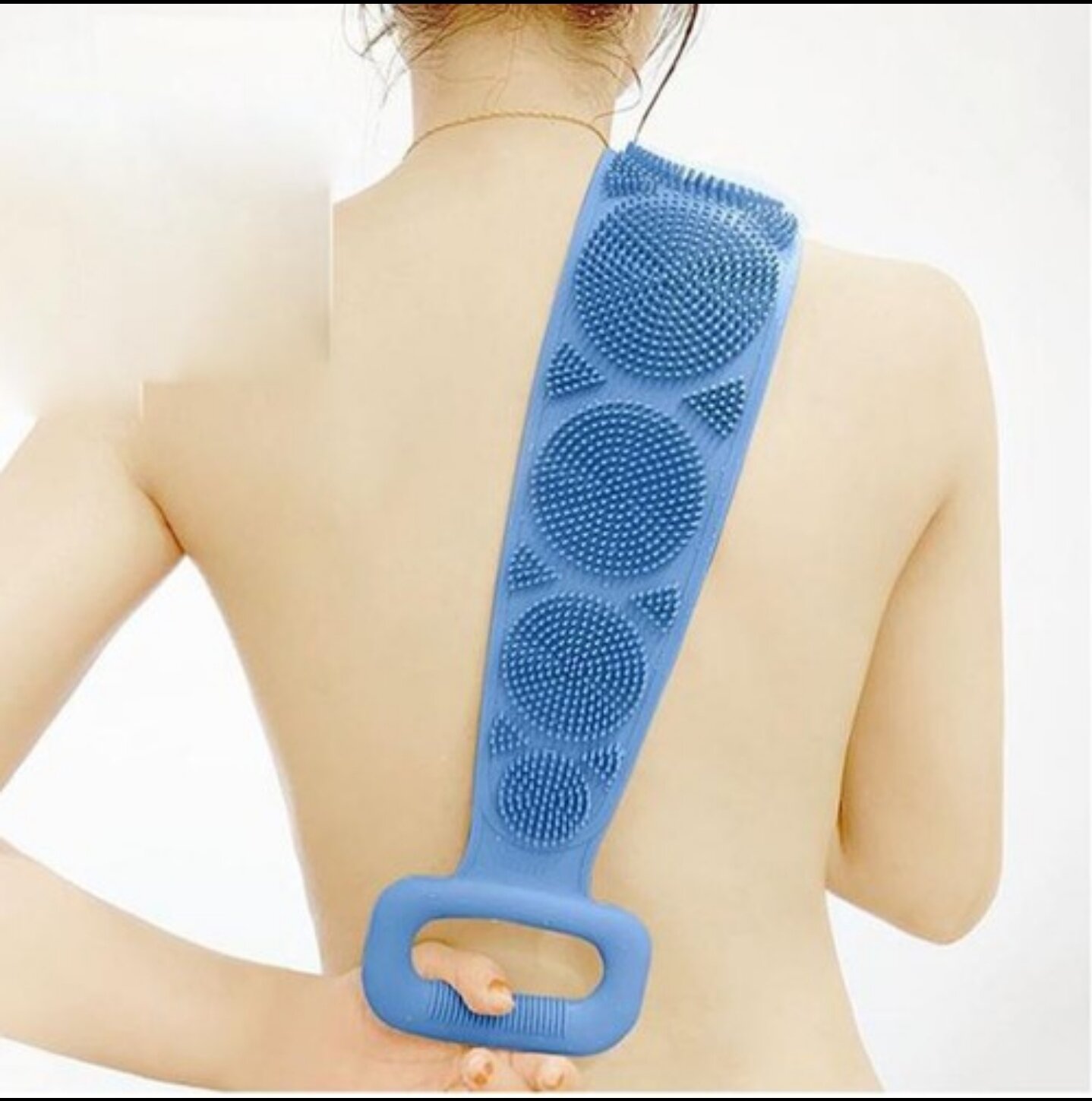 Dây Tắm Chà Lưng Silicon Hai Mặt