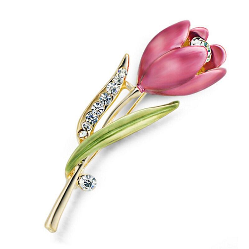 Ghim cài áo hoa tulip