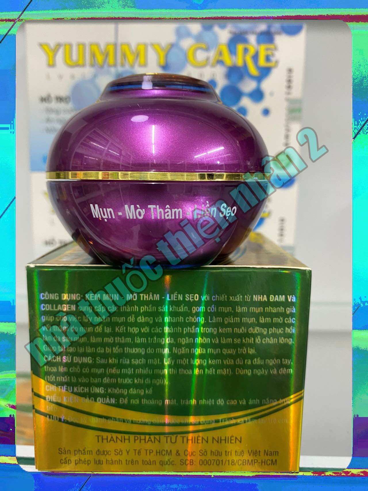 kem mụn thâm, mờ sẹo ,nha đam Collagen pt bert ( hộp15g, 20g, 30g)