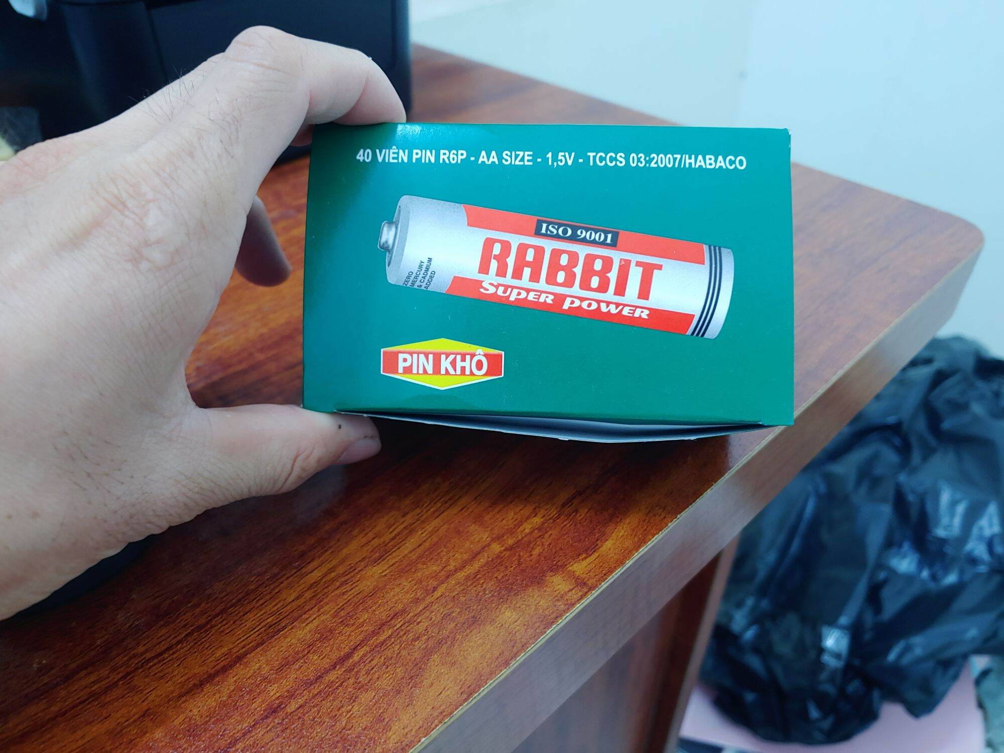 vỉ 4 viên Pin con thỏ