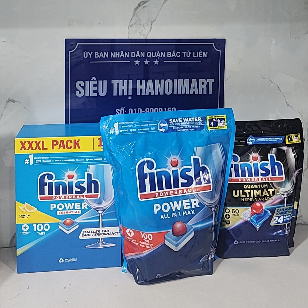 Viên rửa bát Finish Quantum 60 Viên nhập khẩu đức