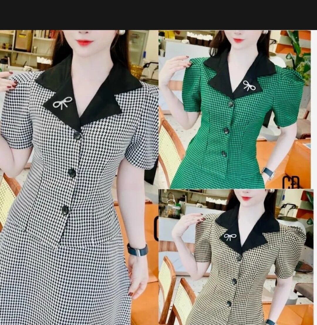 Đồ  nữ họa tiết  ca rô cao cấp
