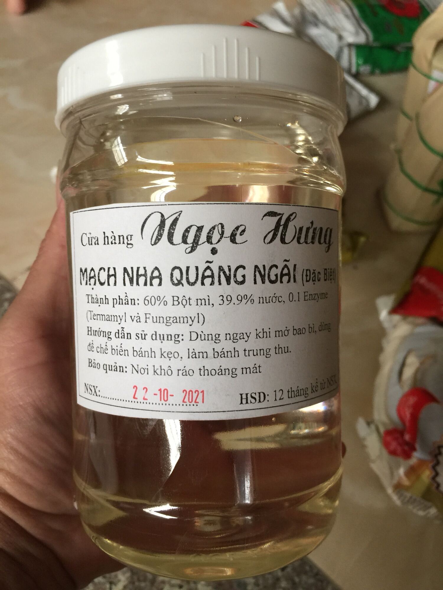 Mạch nha Quảng ngãi Kim nguyên 1 kg