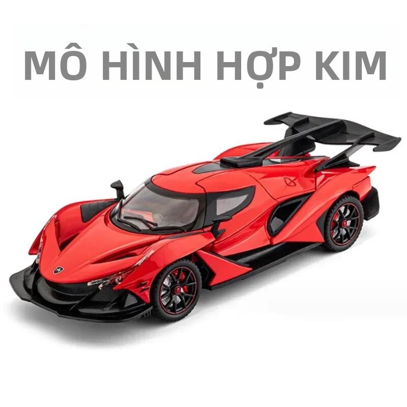 Apollo IE Tỉ Lệ 1:24 Diecast Hợp Kim Xe Thể Thao Mô Hình Intensa Emozione Đua Xe Kim Loại Siêu Xe Mô