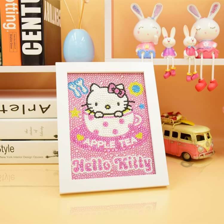 🌸TRANH ĐÍNH ĐÁ HELLO KITTY