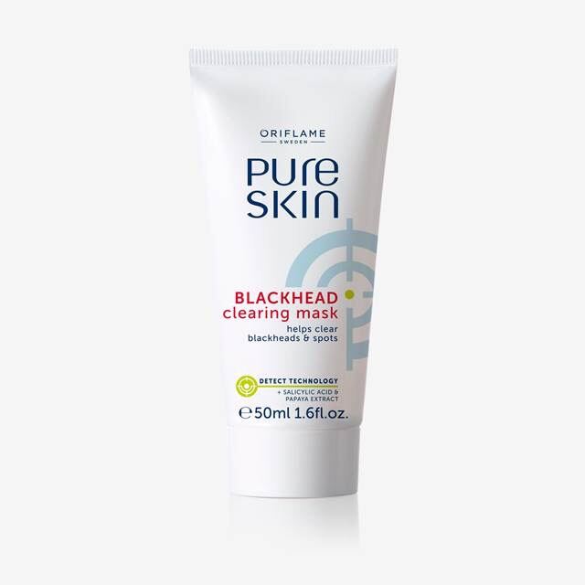 Mặt Nạ Đất Sét Giúp Giảm Mụn Đầu Đen Pure Skin Blackhead Clearing Mask Nhập Khẩu Ba Lan 50Ml