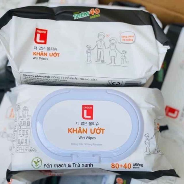 Khăn giấy ướt Hàn Quốc - 120 tờ