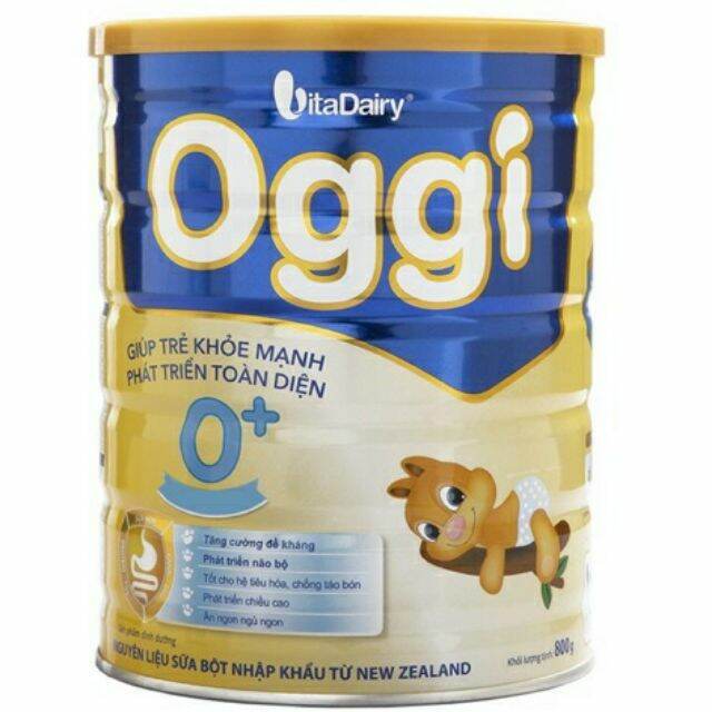 Sữa bột Oggi 0+ lon 800g